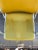 Metal Vintage Mid-Century Steelcase Yellow Rolling Office Desk Arm Chair For Sale - Image 7 of 13