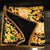2010s Gianni Versace Custom Made Mendoza Head Green & Gold Velvet Throw For Sale - Image 5 of 12