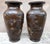 Meiji Era Bronze Vases with Precious Metal Inlays by Kumagaya, Japan, 1890s, Set of 2 For Sale - Image 6 of 12
