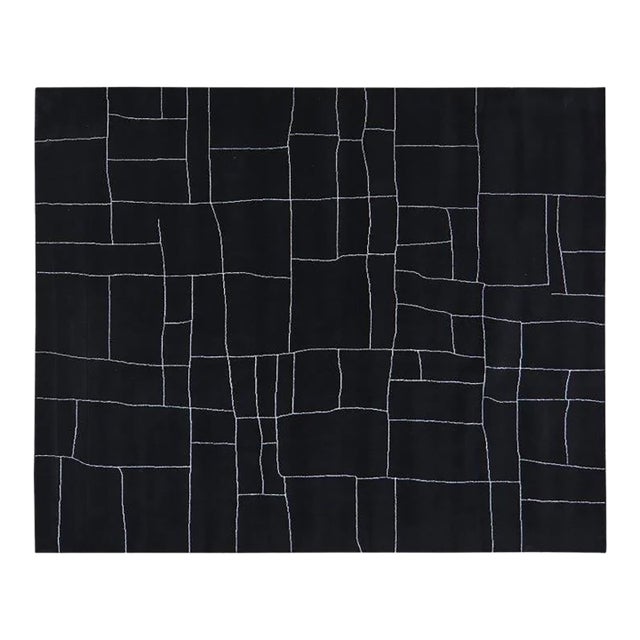 Moroccan Beni Ourain Hand Knotted Wool Rug, 8'2''x10' For Sale