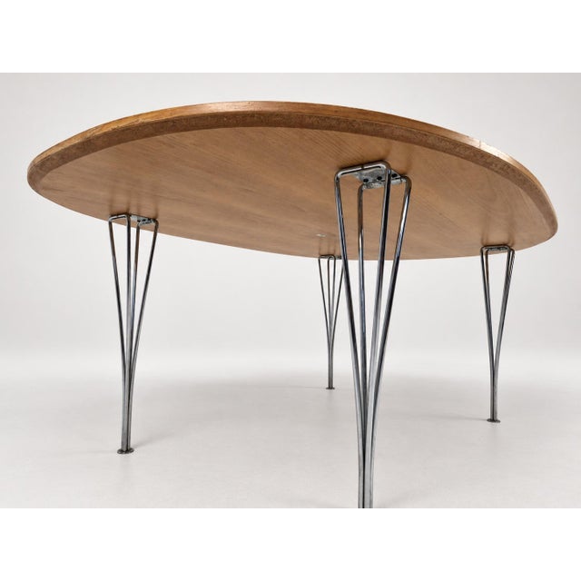 Superellipse Dining Table by Bruno Mathsson and Piet Hein for Fritz Hansen For Sale - Image 10 of 12