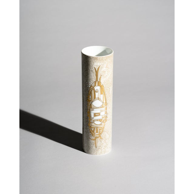 Black Hutschenreuther Porcelain Vases by Hans Theo Baumann & Cuno Fischer, Germany, 1960s, Set of 2 For Sale - Image 8 of 18