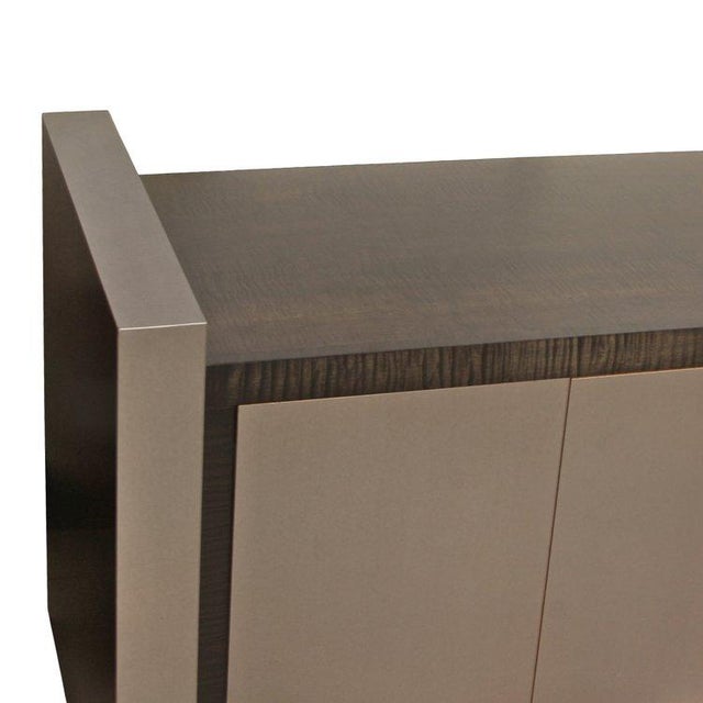 Contemporary Steve Hardy Custom Curly Maple and Anodized Aluminum Media Center For Sale - Image 3 of 7