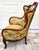 Victorian Rococo Revival Carved Bird Crest Music Room Wingback Armchair For Sale - Image 14 of 18