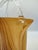 Large Mid-Century Modern Sommerso Art Glass Basket Vase in Amber and Brown, 1970s For Sale - Image 6 of 12