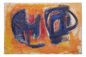 Giorgio Lo Fermo, Abstract Composition, Original Oil on Canvas, 2014