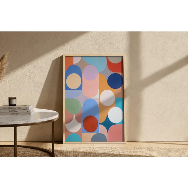 This series of abstract geometric paintings by Natalia Roman draws its inspiration from the sleek grids and curves of...