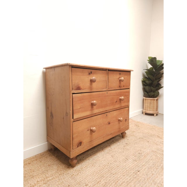 Victorian Pine Chest of Drawers For Sale - Image 3 of 13