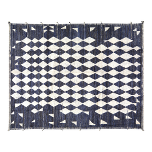 Moroccan Hand Knotted Wool Rug, 12'5"x15'