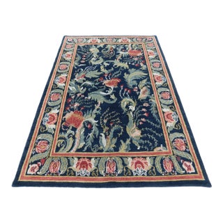 Hand Knotted Wool Pile Rug. 4'2"x 5'10" For Sale