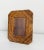 1970s 1970s Tortoise Burnt Bamboo Picture Frame For Sale - Image 5 of 6
