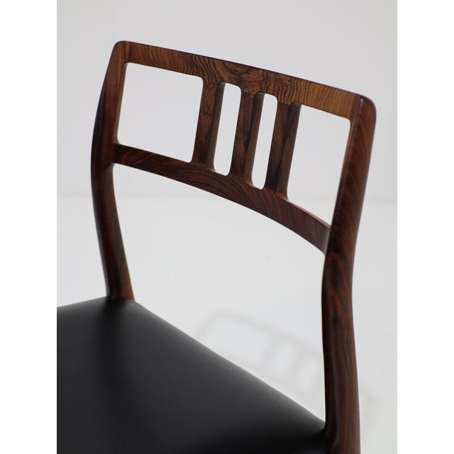 Model 79 Chairs in Rosewood by Niels Otto Møller for J.L. Møllers, 1960s, Set of 6 For Sale - Image 9 of 18