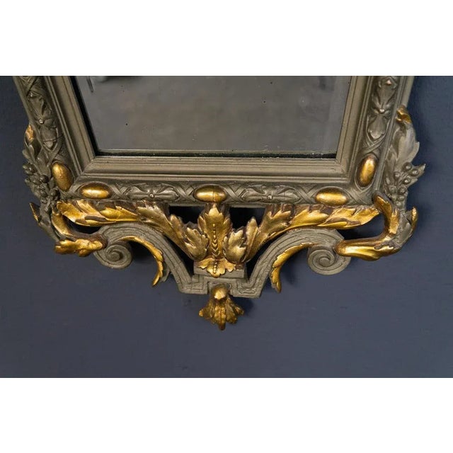 Vintage Decorative Glass Wall Mirror For Sale - Image 3 of 13