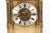 Glass Vintage French Regulator Style Three-Glass Brass Mantel Clock For Sale - Image 7 of 11