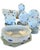Blue Antique Adderley England “Chelsea Blue” 75-Piece Bone China Set, 1930s • Raised For Sale - Image 8 of 18
