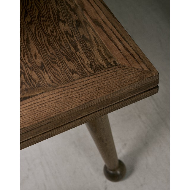 Vintage Solid Oak Table For Sale - Image 4 of 18