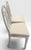 Wood Late 20th Century Universal Furniture White Dining Chairs Arched Open Work Geometric Rounded Back Set of Six For Sale - Image 7 of 18