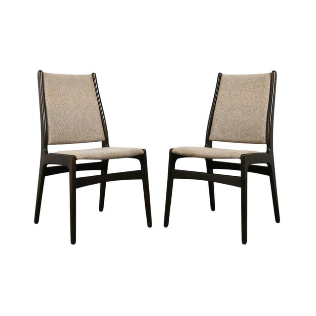 1970s Set 4 Danish Mid Century Modern Dining Chairs For Sale - Image 10 of 11