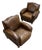 Pair of Recliner Leather Chairs For Sale