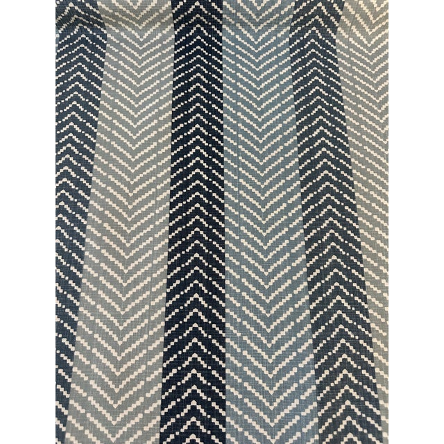 Romo Fabric Keala Caspian 7901-03 2 5/8 yards soft brushed cotton featuring an eye-catching block stripe print with a...