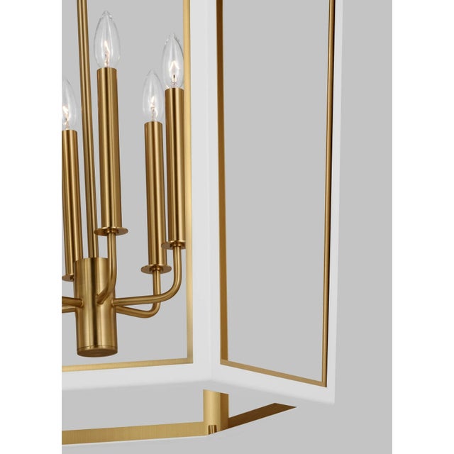 The Curt Three Light Lantern by Alexa Hampton is a modern take on an antique lantern. Elegantly crafted of steel with a...