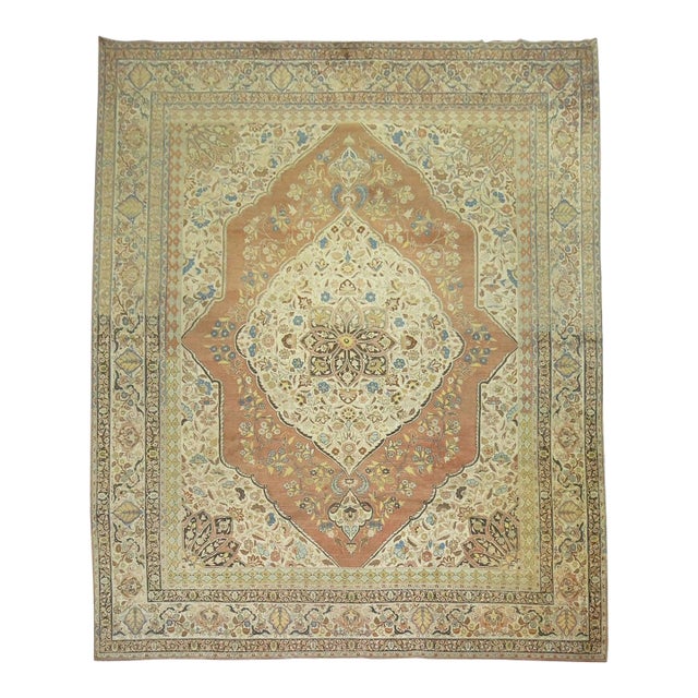 Antique Zabihi Collection Persian Hadji Jali Li Tabriz - 9'5" x 11'10" For Sale