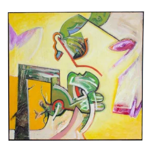Abstract Oil on Canvas Painting by James L. Bruch