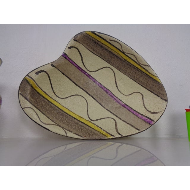 Black Ceramic Vases & Bowl by Bodo Mans for Bay Keramik, Germany, 1950s, Set of 3 For Sale - Image 8 of 18