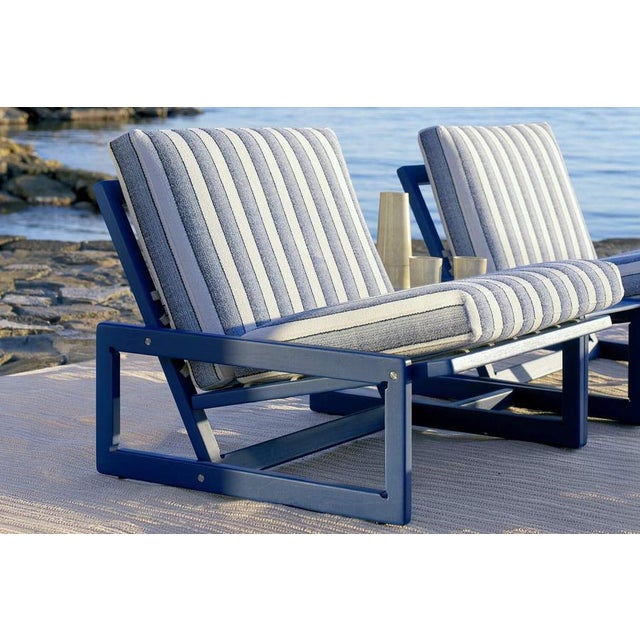 Carlotta Outdoor Blue Chair by Afra & Tobia Scarpa for Cassina For Sale - Image 10 of 13