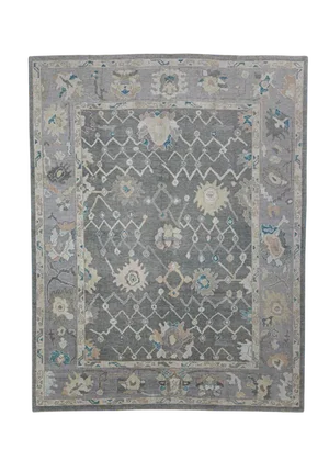 Turkish Oushak Rug 8'11" x 11'8"