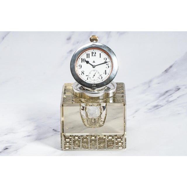 A masterful expression of Edwardian refinement, this exceptional 1907 inkwell by John Grinsly embodies the height of...