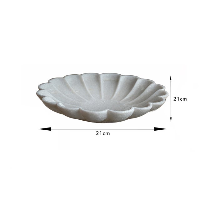 2020s Marble Cirque Fruit Bowl - Set of 3 - 6",9",12" Inches For Sale - Image 5 of 8