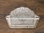 Art Deco Early 20th Century Art Deco Period Molded Glass Wall Sconces in Silvered Metal Mounts - Pair For Sale - Image 3 of 10