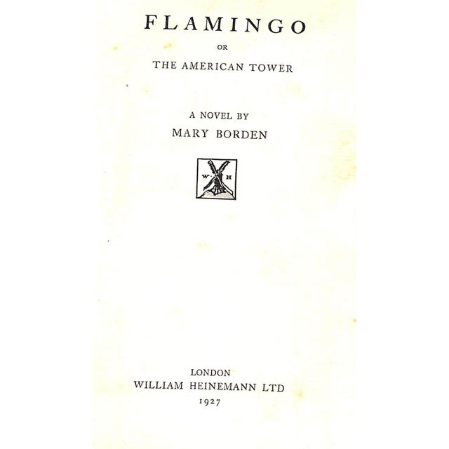 Traditional "Flamingo or the American Tower" 1927 Borden, Mary For Sale - Image 3 of 5
