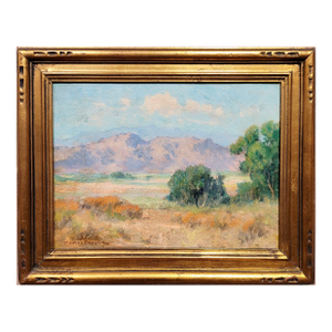 Maurice Braun - 1910s Oak Trees in a California Landscape -Oil Painting