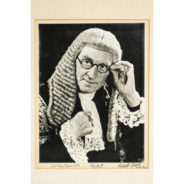 A rare piece of history, this original studio portrait of William Norman Birkett, 1st Baron Birkett, captures the...