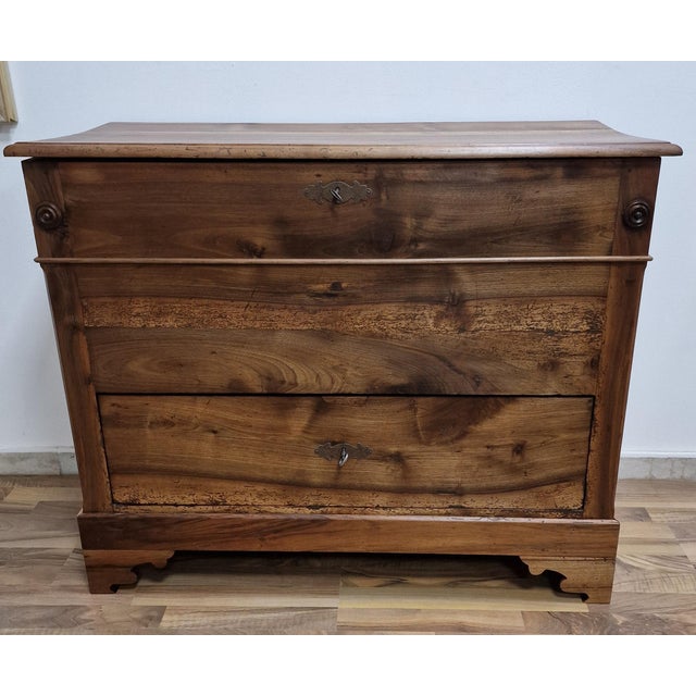 Antique Sideboard in Walnut For Sale - Image 4 of 18