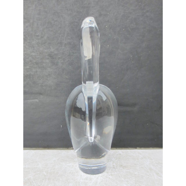 Baccarat Baccaratt Clear Crystal Pelican Figure For Sale - Image 4 of 5