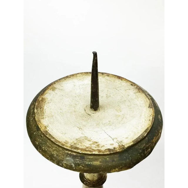 19th Century Baroque Style Candle Stand For Sale - Image 4 of 11