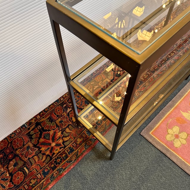 Mitchell Gold + Bob Williams Vienna Low Bookcase, Large For Sale - Image 10 of 12