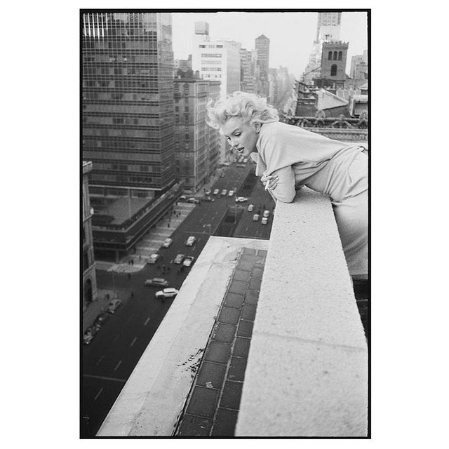 'Marilyn on the Roof' Unframed Archival Pigment Print For Sale