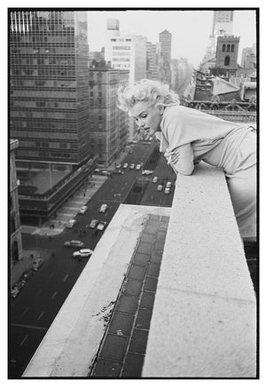 'Marilyn on the Roof' Unframed Archival Pigment Print