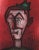 Artist: Bernard Buffet Country: France Title: The clown on red background Medium: Original Lithograph Marks: Signed in...