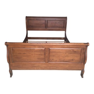 Ethan Allen Country French Sleigh Bed For Sale