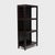 This darkly lacquered bookcase once stood in the center of a traditional Chinese scholars' studio, displaying a collection...