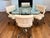 Mid-Century Modern Vintage Cal-Style Bronzed Chrome & Glass Dining Set With Rolling Armchairs — Set of 5 For Sale - Image 3 of 14