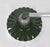1930s Industrial Machine Age Large Radial Wave Wavy Green Street Light For Sale - Image 4 of 12
