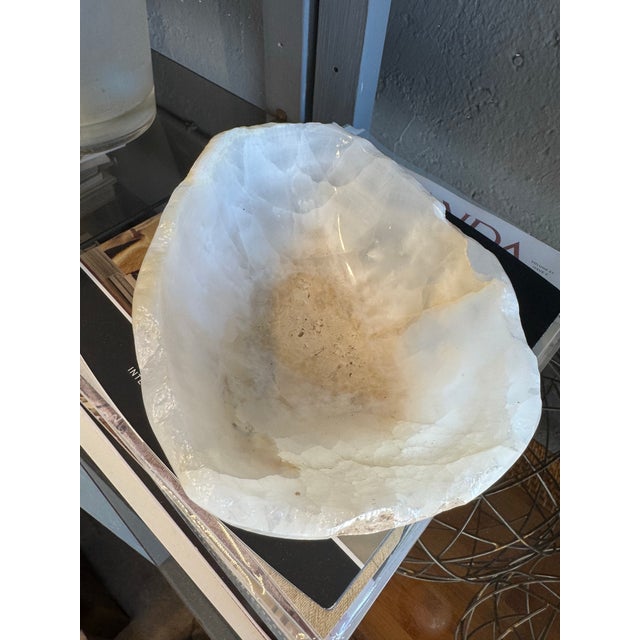 Alabaster Rustic Bowl For Sale - Image 4 of 6