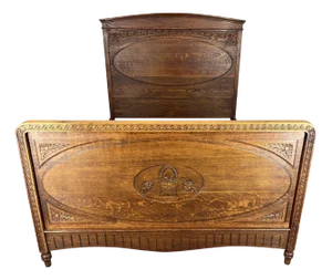 French Bed Frame in Oak