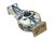 Ceramic Small Distressed Finish Pear Shape Blue White Graphic Porcelain Vase For Sale - Image 7 of 7